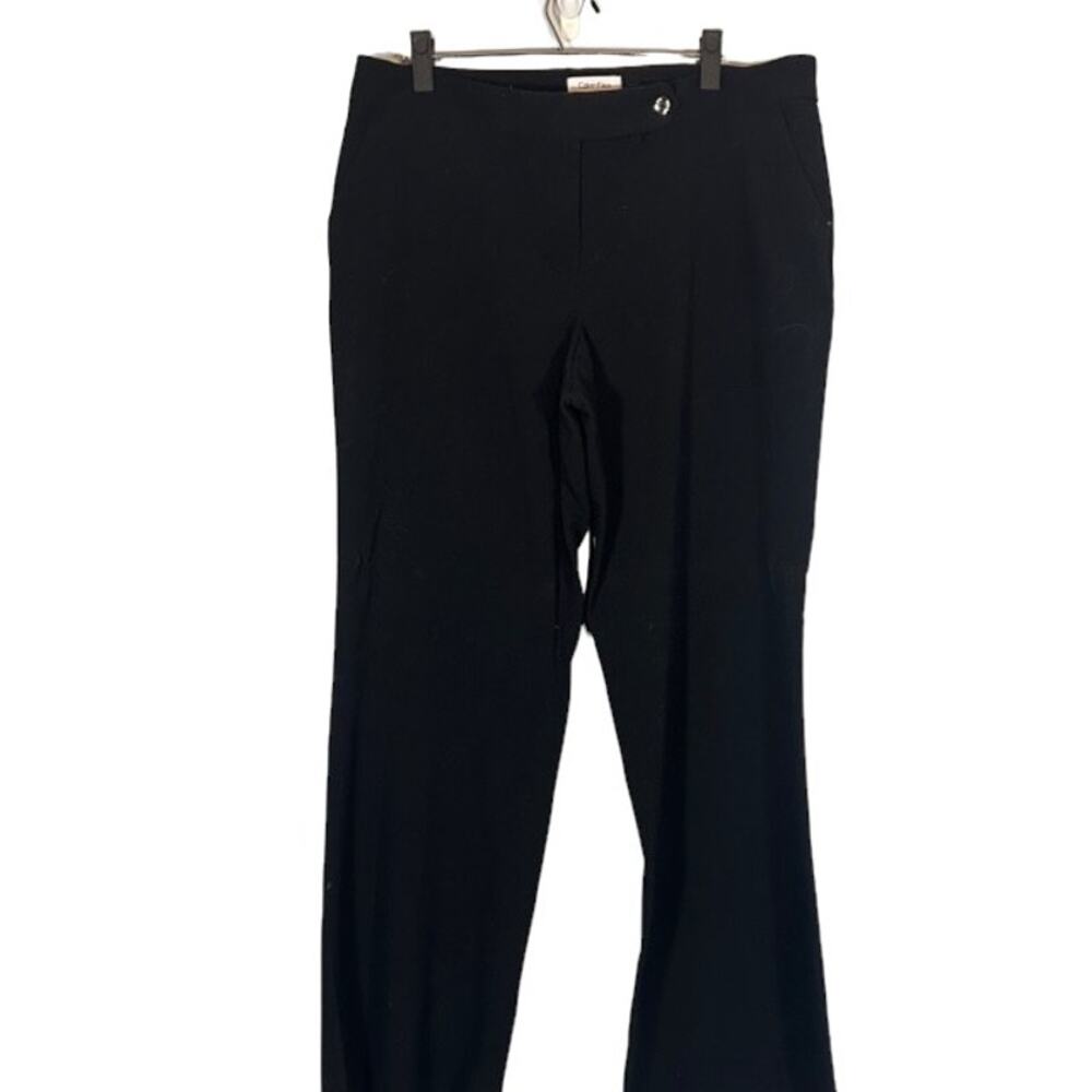 Calvin Klein Black Basic Simple Career Dress Pant… - image 1